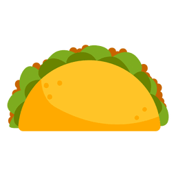 Desenho do ícone do Taco Transparent PNG