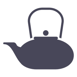 Ícone de chaleira de chá Transparent PNG