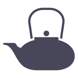 Icono de tetera Diseño PNG