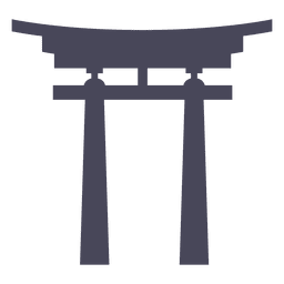 Torii gate japan building PNG Design