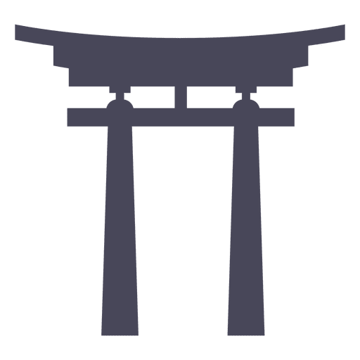 Puerta torii jap?n edificio Diseño PNG