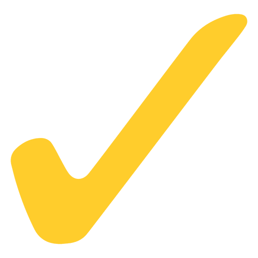 Yellow Check Mark Clip Art