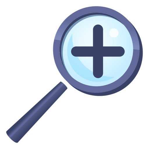 Zoom in icon PNG Design
