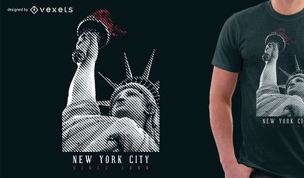 Statue of Liberty T-shirt Design Statue of Liberty T-shirt Design