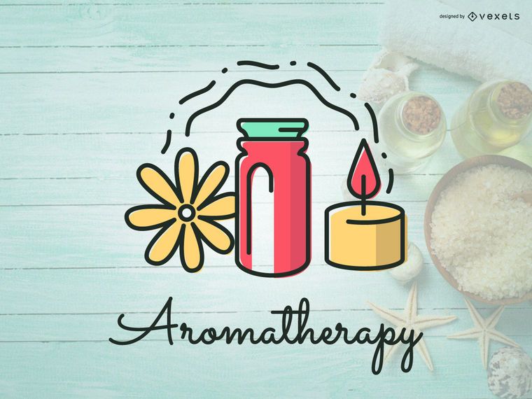 Aromatherapy logo icon design Aromatherapy logo icon design