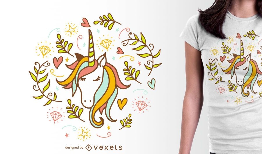 Unicorn Tshirt Design - Vector Download