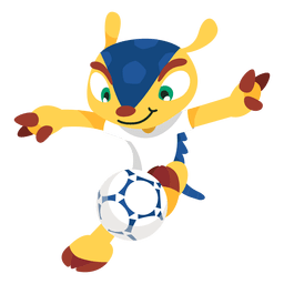 Fuleco brasil 2014 mascota fifa Transparent PNG