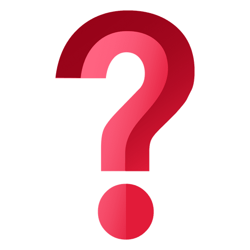 Download Red 3d question mark - Transparent PNG & SVG vector file