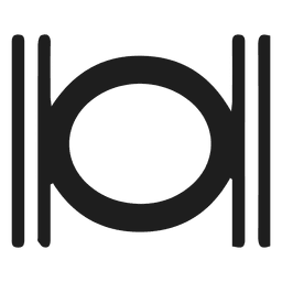 Diseño de letrero de música de nota completa Diseño PNG