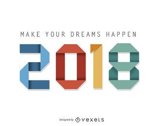 Origami 2018 sign Origami 2018 sign