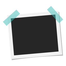 Moldura de foto de parede colada Desenho PNG