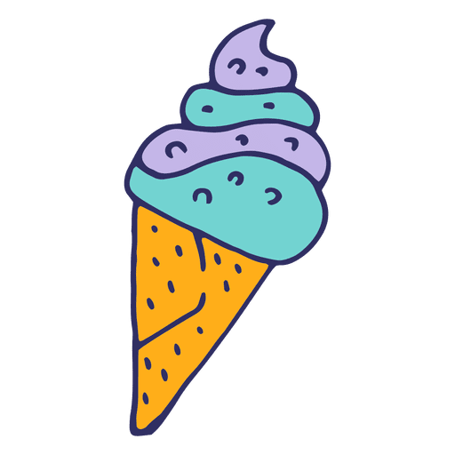 Ice cream cartoon illustration