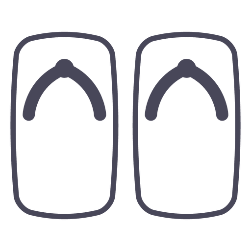 Japan flip flops PNG Design