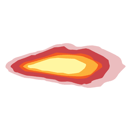 Fire flash ball PNG Design