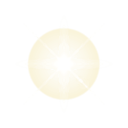 Destello de lente de luz brillante Diseño PNG
