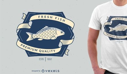 Design de camiseta de pesca