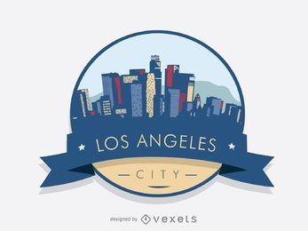 Horizonte do emblema de Los Angeles