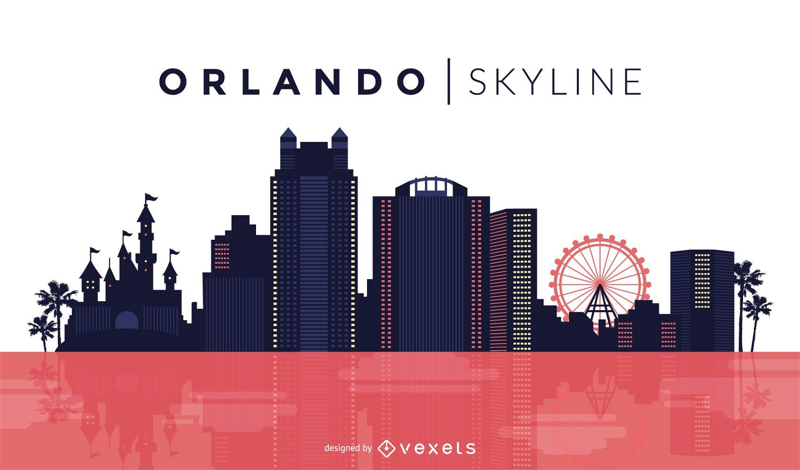 Orlando skyline design