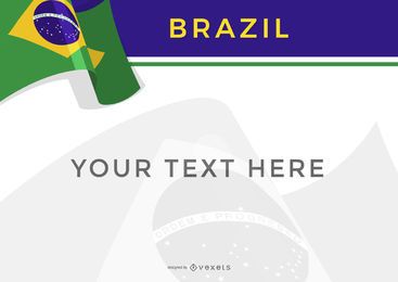 Brasilien Designvorlage