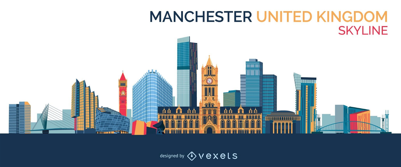 Manchester skyline design