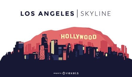 Los Angeles skyline design