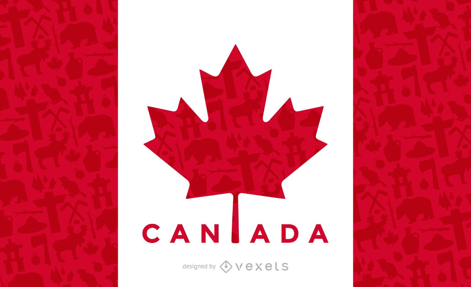 Canada flag design