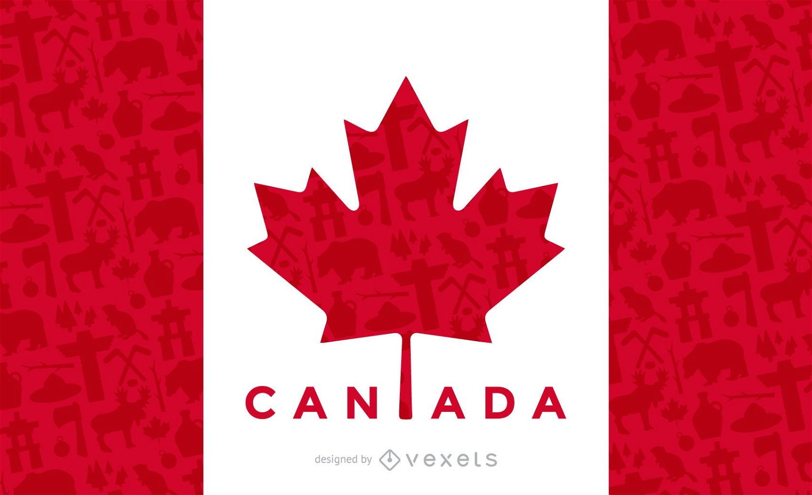 Kanada Flagge Design