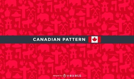 Canada pattern with traditional elements