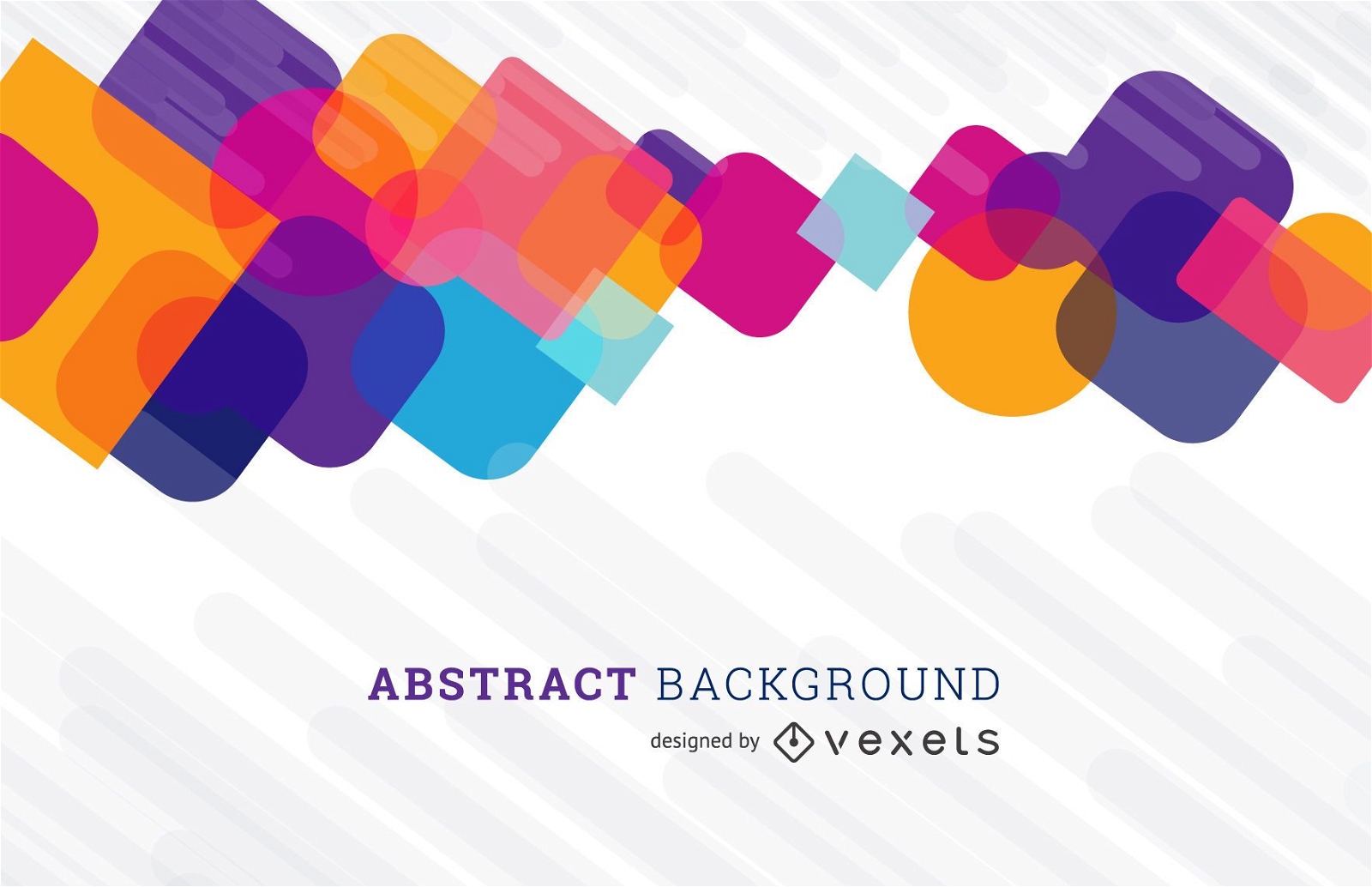 Abstract background with colorful shapes design