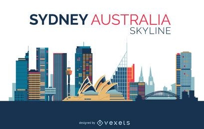 Sydney skyline design