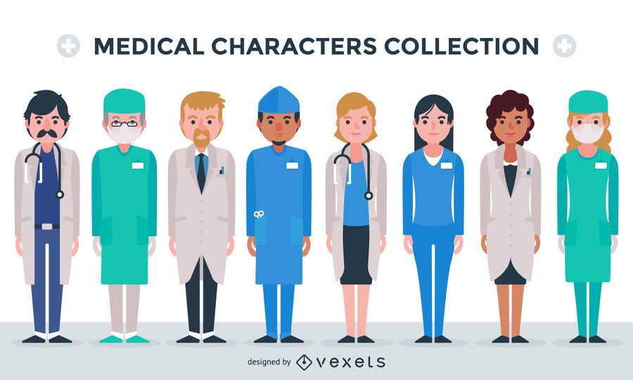 Medical characters collection Medical characters collection