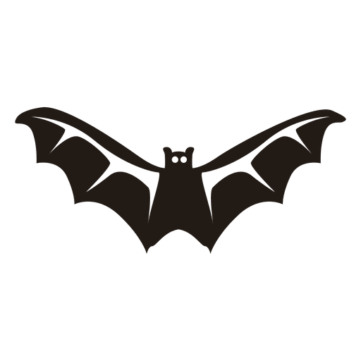 Silhueta de morcego preto 11 Desenho PNG
