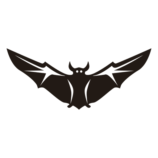 Schwarze Fledermaus Silhouette 12 PNG-Design