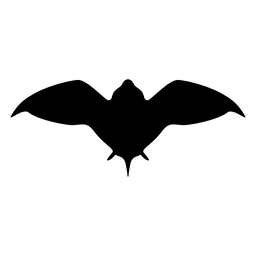 Schwarze Fledermaus Silhouette 3 PNG-Design