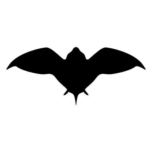 Schwarze Fledermaus Silhouette 3 PNG-Design