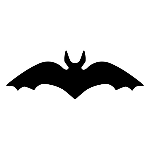 Schwarze Fledermaus Silhouette 4 PNG-Design