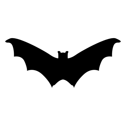 Schwarze Fledermaus Silhouette 7 PNG-Design