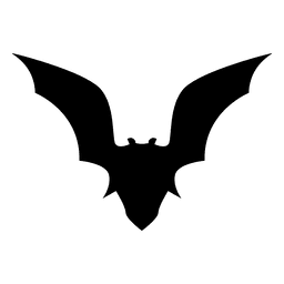 Black bat silhouette 8 PNG Design