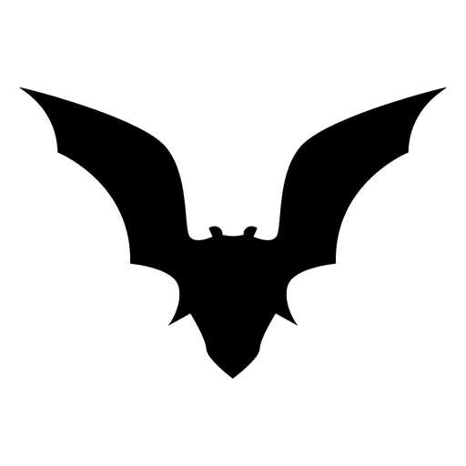 Schwarze Fledermaus Silhouette 8 PNG-Design
