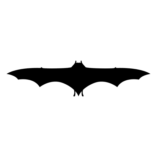 Schwarze Fledermaus Silhouette 9 PNG-Design