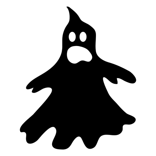 Schwarze Geisterschattenbild 18 PNG-Design