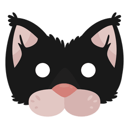 Katzenkostümmaske PNG-Design