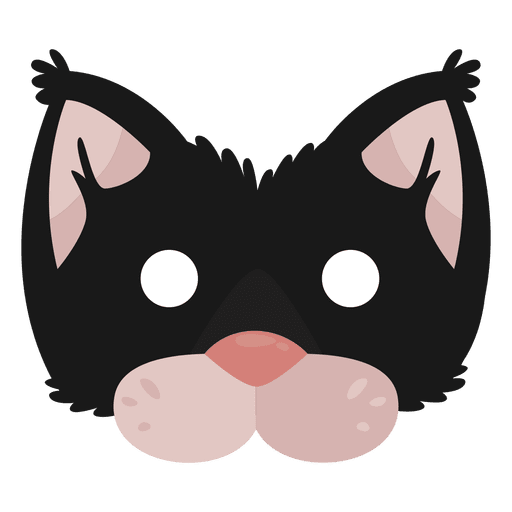Katzenkostümmaske PNG-Design