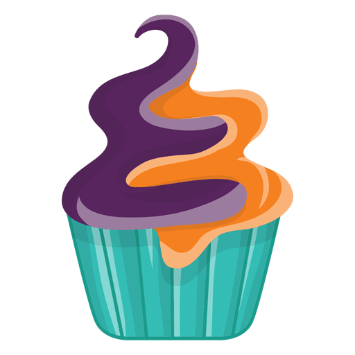 Colorful cartoon cupcake Transparent PNG Colorful cartoon cupcake Transparent PNG
