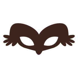 Elegant Halloween Mask Silhouette PNG & SVG Design For T-Shirts