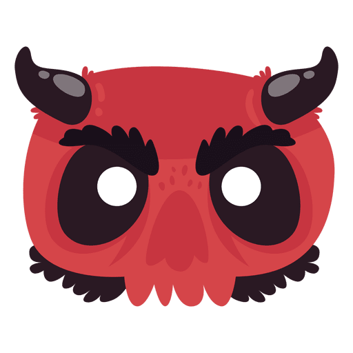 Máscara espeluznante de Halloween Diseño PNG