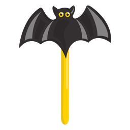Lolypop dulce murciélago de Halloween Diseño PNG