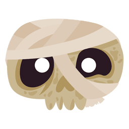 Vendaje de máscara de calavera de Halloween Diseño PNG