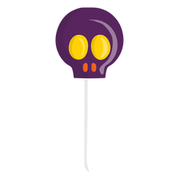 Halloween caveira doce pirulito Desenho PNG