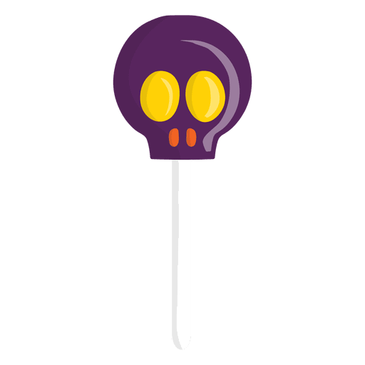 Halloween skull sweet lolypop - Transparent PNG & SVG vector file